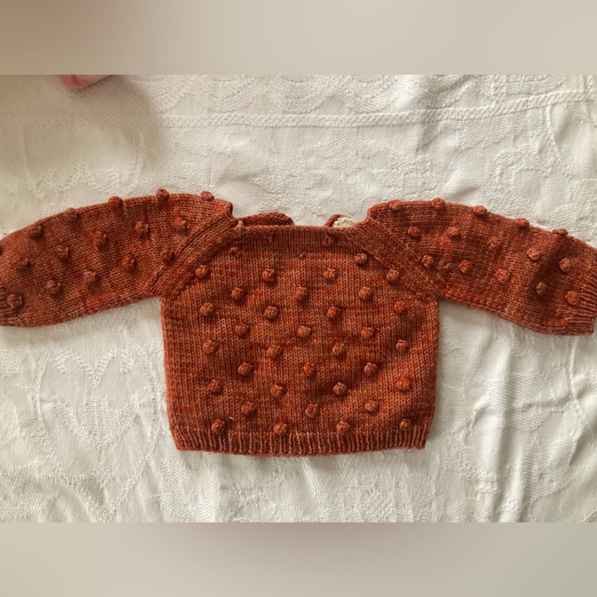 Misha And Puff Original Popcorn Sweater Size 0-3 Months